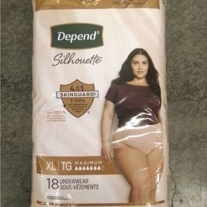 Depend Silhouette Women's Underwear - Cream